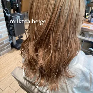 セミロング RIHO/愛されモテ /透明感カラーのヘアスタイル