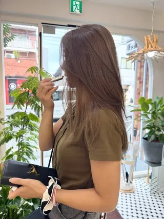 セミロング カラー ralme/sol 髙橋一哉のヘアスタイル