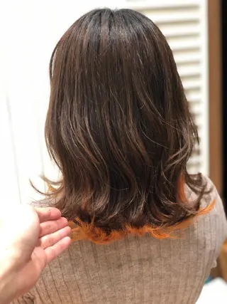 ロング カラー Snaly カラー特化ページのヘアスタイル