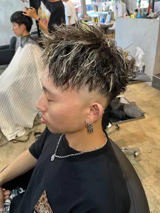 ショート パーマ メンズ 🌀rooomen/ 龍之介/メンズサロンのヘアスタイル