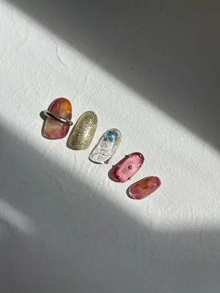 ネイル 𐂃 colorer𐂃のネイルデザイン