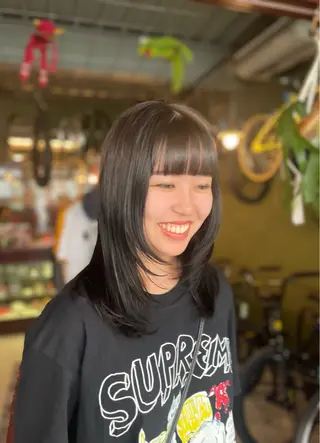 ミディアム カラー PATH-hair. storeのヘアスタイル