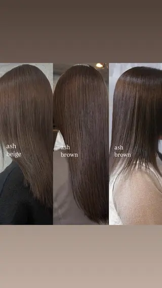 カラー Sog所属・manami/艶髪 /くすみカラーのヘアスタイル