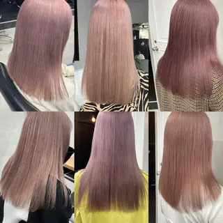 ロング カラー 韓国/ハイトーン/ ボブ🎀MIKU🎀のヘアスタイル