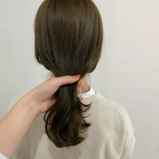 セミロング 川野 彩海のヘアスタイル