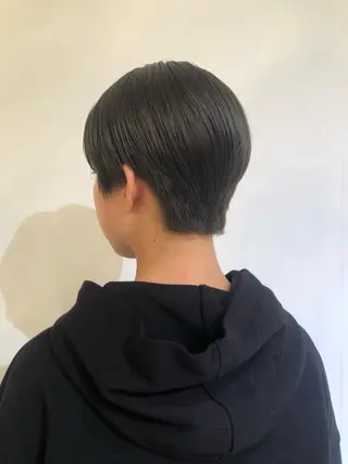 カラー ブリーチカラー🎀 韓国風/寺門美優のヘアスタイル