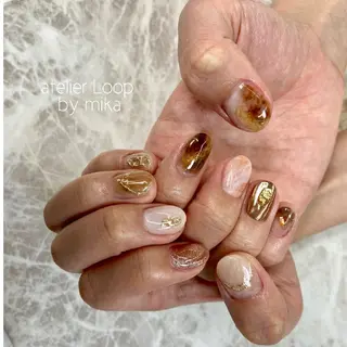 ネイル atelierLoopbyshiho所属・atelier Loop♪MIKAのネイルデザイン