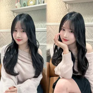 ロング レイヤー/顔周り /ボブ/銀座/サラのヘアスタイル