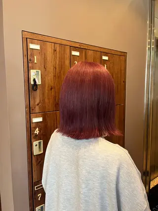 ミディアム カラー saya kaのヘアスタイル