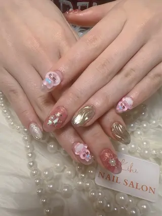 ネイル 💕鈴木ユリ パラジェル/オフ無料のネイルデザイン