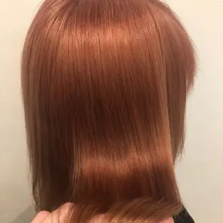 セミロング カラー 無料カットモデル募集 BLINK京橋店のヘアスタイル