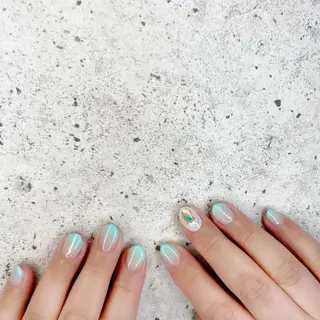 ショート カラー パーマ ヘアアレンジ メンズ キッズ ネイル マツエク・マツパ Salon Ｋのネイルデザイン