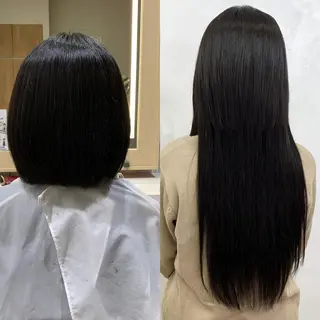 ロング カラー ヘアアレンジ マツエク・マツパ TATSUYA アートディレクターのヘアスタイル