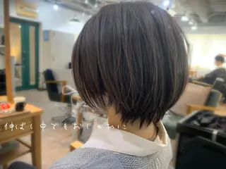 ショート カラー 前田 健太のヘアスタイル