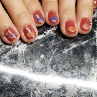 ショート ネイル クロキ 。のネイルデザイン