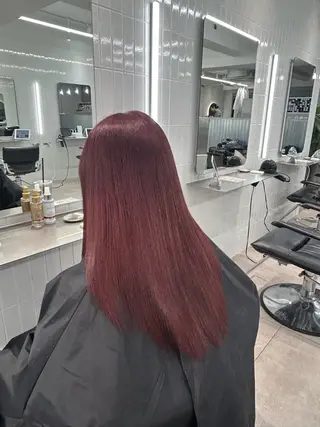 セミロング カラー 🫧ミルクティー ブリーチRIKU🫧のヘアスタイル