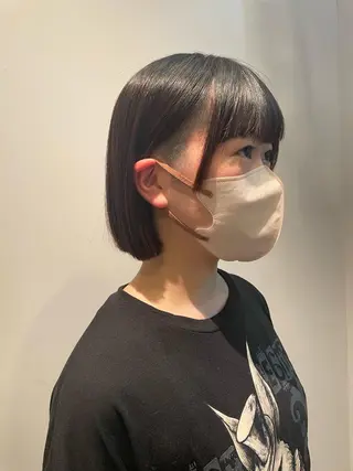 ミディアム キルンサンピアン所属・ナチュラルカラー 児玉優香のヘアスタイル