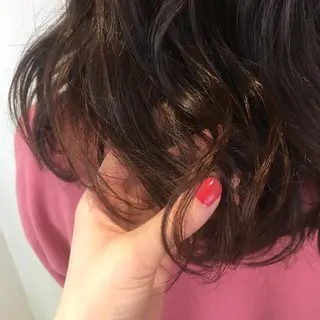 カラー ベージュ/インナー カラー🤍Rieのヘアスタイル