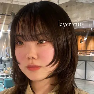 ミディアム カラー モテhair♡.* ﾏﾂｴｸ/さくら🍨のマツエク・マツパデザイン