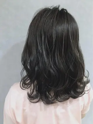 ミディアム カラー ヘアアレンジ 指名支持率NO.1 スタイリストのヘアスタイル