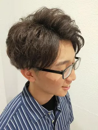 メンズ パーマ Ash 店長 木村 和人のヘアスタイル