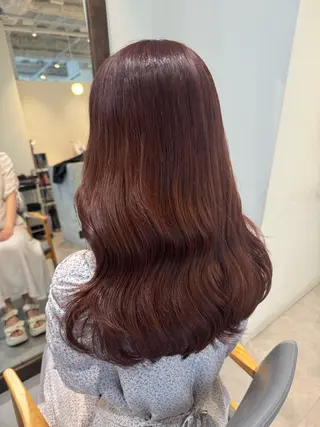 ロング カラー roka所属・ayaka♡ 柔らかカラーのヘアスタイル