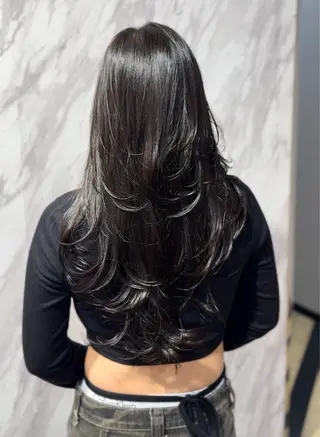 ロング ラピス大阪アメ村店所属・大阪ハイトーン✨ 🇺🇸髪質改善🌴のヘアスタイル