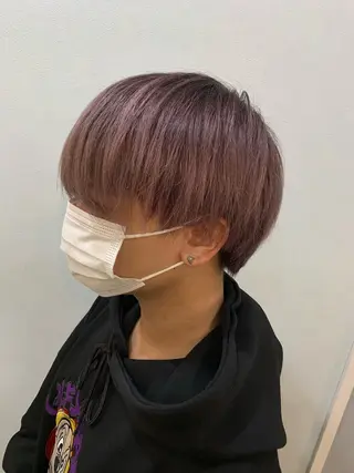 ショート メンズ 🔥ハイトーンカラー ギャルNAOKI🔥のヘアスタイル