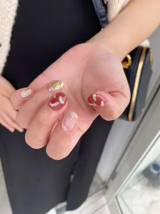 ネイル 草加ニュアンスネイル 🌚hersのネイルデザイン