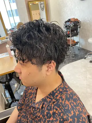 ショート メンズ Agu hair chocolat 梅田2号店【アグ ヘアー ショコラ】所属・髪質改善/縮毛矯正/ 梶原陸のヘアスタイル