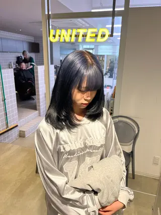 セミロング カラー 韓国レイヤーカット /REIのヘアスタイル