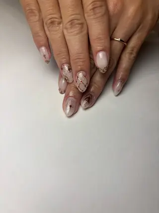 ネイル sunny nail所属・sunny ニュアンス/手描き/のネイルデザイン