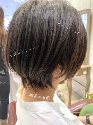 ショート ✨圧倒的満足度◎ 小顔美人ショート✨佃のヘアスタイル