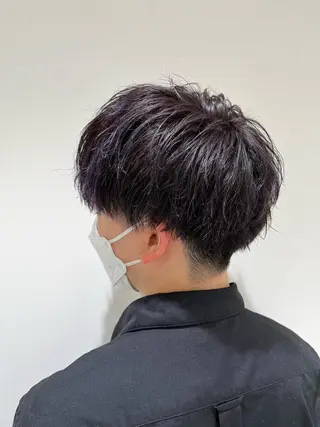 カラー メンズ 【センターパート/ マッシュ】ryokaのヘアスタイル