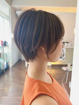 ショート 大阪美容室/ 梅田美容室/シモカワのヘアスタイル