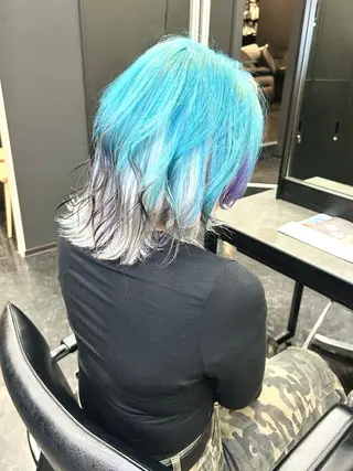 ミディアム 鈴木 華奈のヘアスタイル