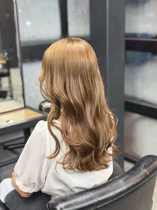 ロング カラー 【salon Def】所属・韓国風・透明感カラー 💫ami💫のヘアスタイル