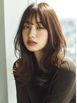 セミロング 生艶髪＆レイヤー🔔 渋谷お薦めNo.1✨のヘアスタイル