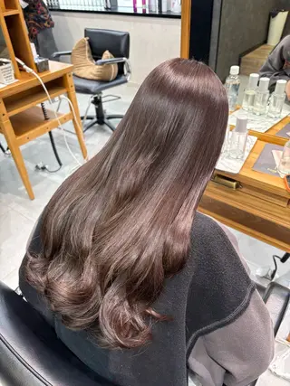 ロング カラーモデル募集 ✨🤍モモハ🤍✨のヘアスタイル