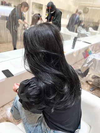 ロング カラー platinam doll南草津店のマツエク・マツパデザイン