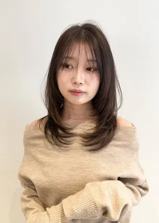 ミディアム カラー Koko . 【高円寺】のヘアスタイル