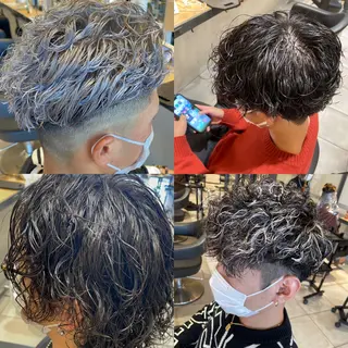 ショート パーマ 【レイク　メンズ特化 /パーマ特化】野平のヘアスタイル