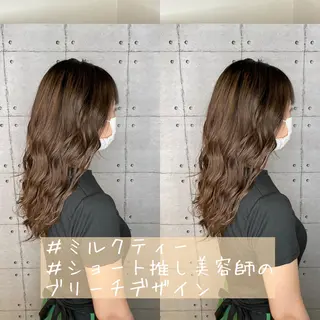 セミロング カラー ❣️韓国レイヤー ❣️渡部晃輝のヘアスタイル