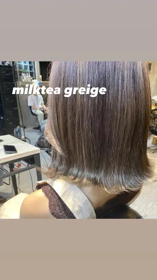 ミディアム 大橋 美咲のヘアスタイル