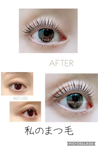 マツエク・マツパ LED＋550円☆ Omueyelashのマツエク・マツパデザイン