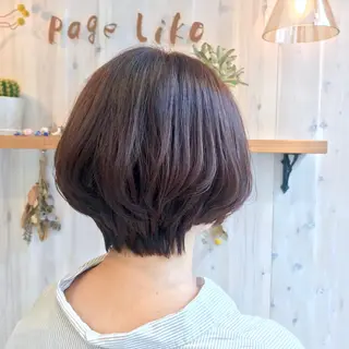 ショート カラー 透明感カラー/ 寺田千雅子のヘアスタイル