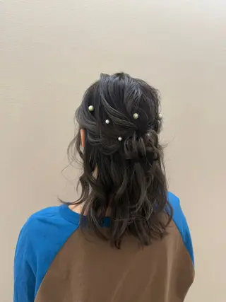 ヘアアレンジ 秋葉原コットン所属・ヘアセット 🤍AIRA🤍のヘアスタイル