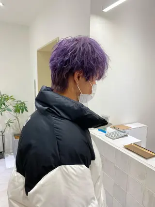 ショート men'ssalon Zina天神所属・✨髪質改善/顔周りカ ット/縮毛矯正✨三隅のヘアスタイル
