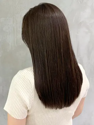 セミロング カラー ITbyALBUM 八王子店のヘアスタイル