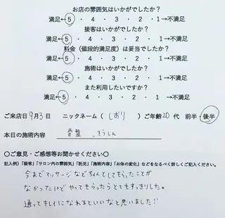 サロン Cocohanaのエステ・リラクイメージ